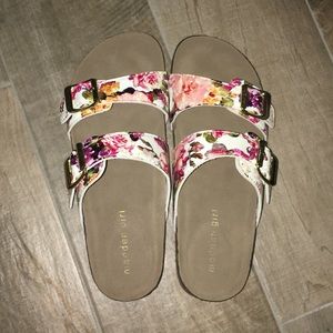 FLORAL SANDALS